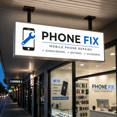 Light Box Awning Signs