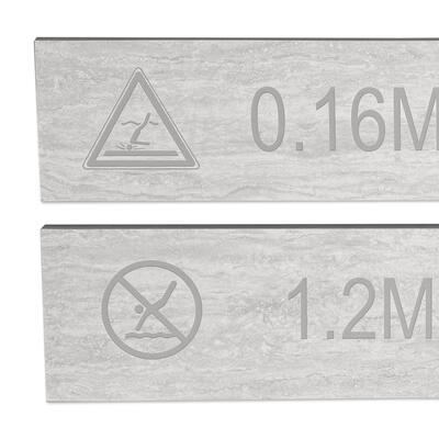 Pool Tile Engraving