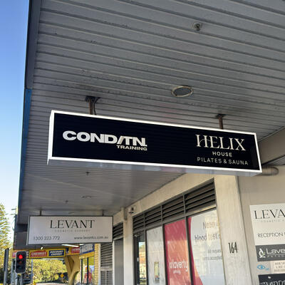 Under-Awning Signs