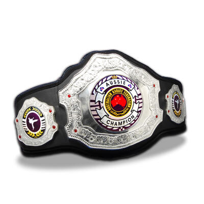 TITLE-BELT-BS Silver